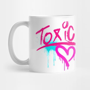 Toxic Love Graffiti Heart Tee! Mug